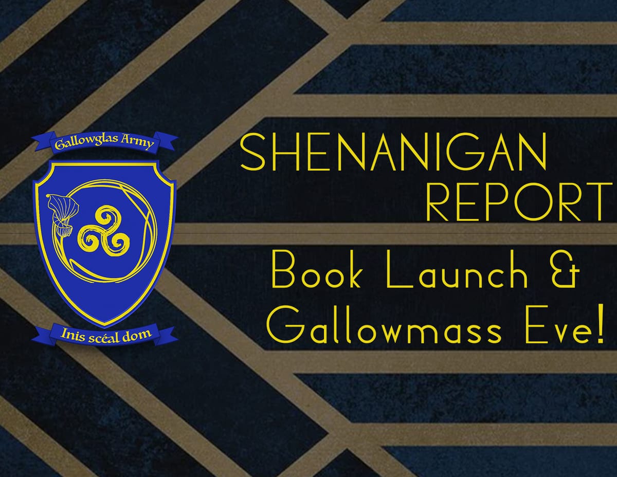 Gallowmass Eve and Book Launch