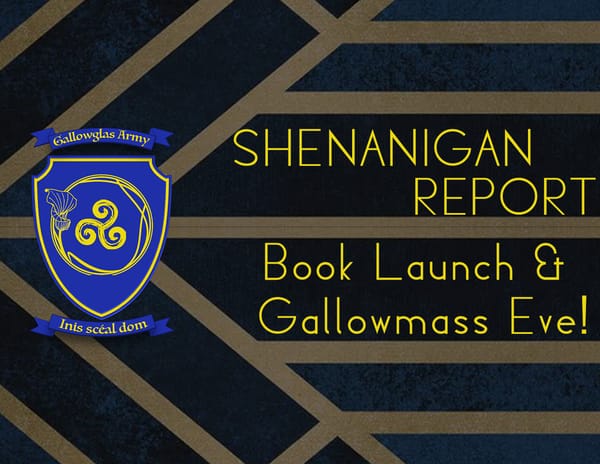 Gallowmass Eve and Book Launch