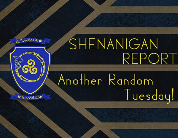Shenanigan Report - Another Random Tuesday